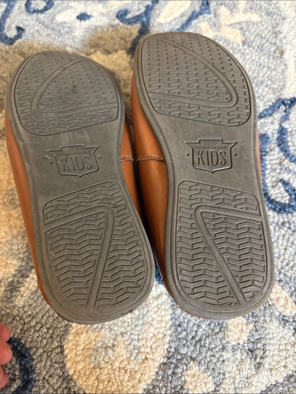 Kid’s size 5 1/2 Leather Slip-On Loafers in Brown